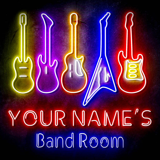 Custom Ultra-Bright Guitar Music Band Room LED Neon Sign - Way Up Gifts