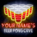 Custom Ultra-Bright Beer Pong Cave LED Neon Sign - Way Up Gifts