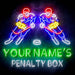 Custom Ultra-Bright Penalty Box Hockey Man Cave Bar LED Neon Sign - Way Up Gifts