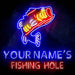 Custom Ultra-Bright Fishing Hole Cabin Man Cave LED Neon Sign - Way Up Gifts