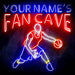 Custom Ultra-Bright Basketball Fan Cave LED Neon Sign - Way Up Gifts