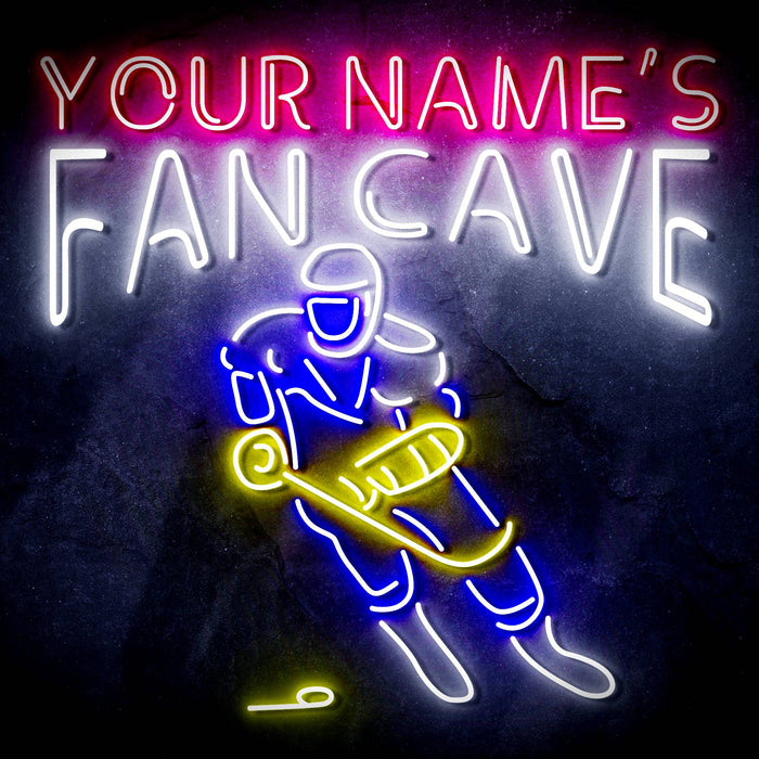 Custom Ultra-Bright Hockey Fan Cave LED Neon Sign - Way Up Gifts