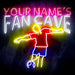 Custom Ultra-Bright Soccer Fan Cave LED Neon Sign - Way Up Gifts
