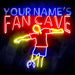 Custom Ultra-Bright Soccer Fan Cave LED Neon Sign - Way Up Gifts