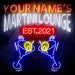 Custom Ultra-Bright Martini Lounge Bar LED Neon Sign - Way Up Gifts