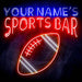Custom Ultra-Bright Football Sports Bar LED Neon Sign - Way Up Gifts