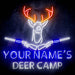 Custom Ultra-Bright Hunting Cabin Bar Deer Camp LED Neon Sign - Way Up Gifts