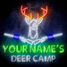 Custom Ultra-Bright Hunting Cabin Bar Deer Camp LED Neon Sign - Way Up Gifts