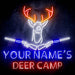 Custom Ultra-Bright Hunting Cabin Bar Deer Camp LED Neon Sign - Way Up Gifts