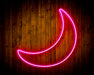 Crescent Moon Childs Room Flex Silicone LED Neon Sign - Way Up Gifts