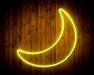 Crescent Moon Childs Room Flex Silicone LED Neon Sign - Way Up Gifts