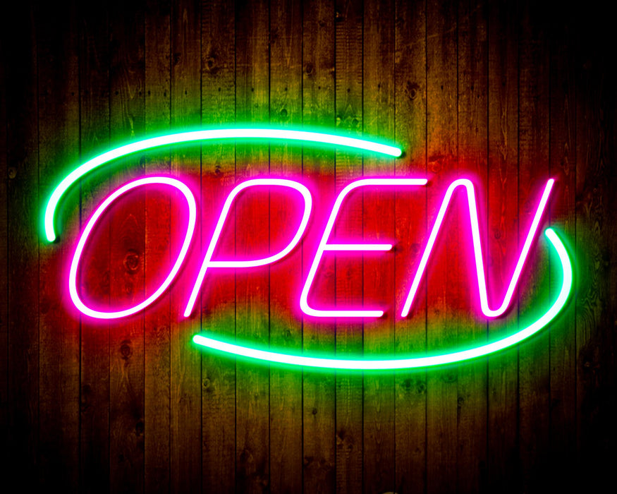 Open Sign Flex Silicone LED Neon Sign - Way Up Gifts