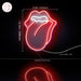 Mouth with Tongue Sticking Out Flex Silicone LED Neon Sign - Way Up Gifts