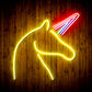 Unicorn with Magical Alicorn Horn Flex Silicone LED Neon Sign - Way Up Gifts