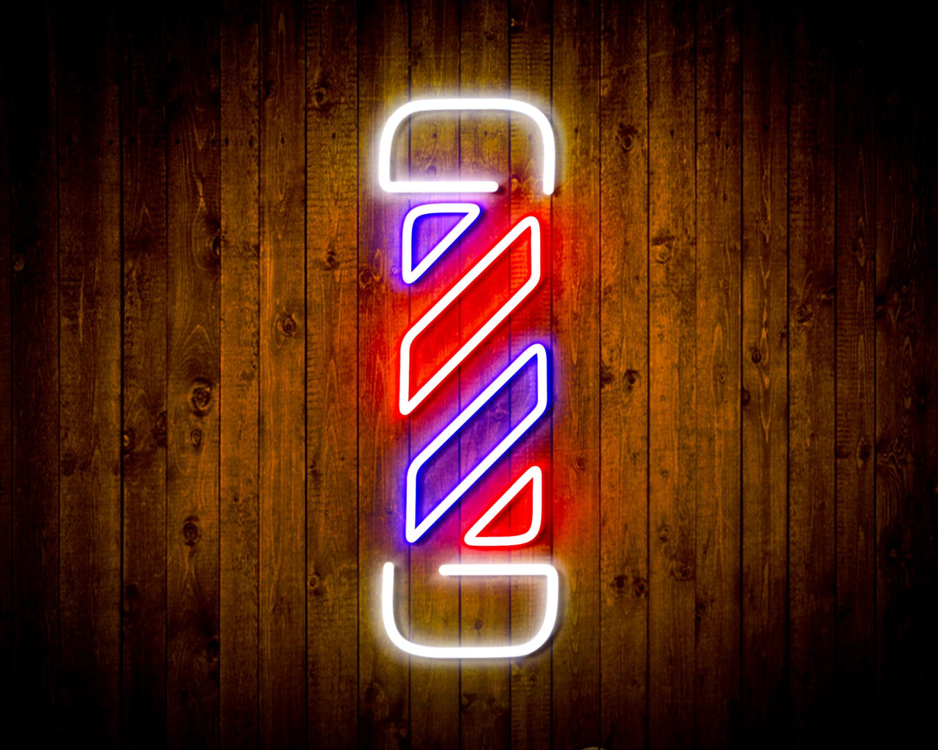 Barber Shop Pole Flex Silicone LED Neon Sign - Way Up Gifts