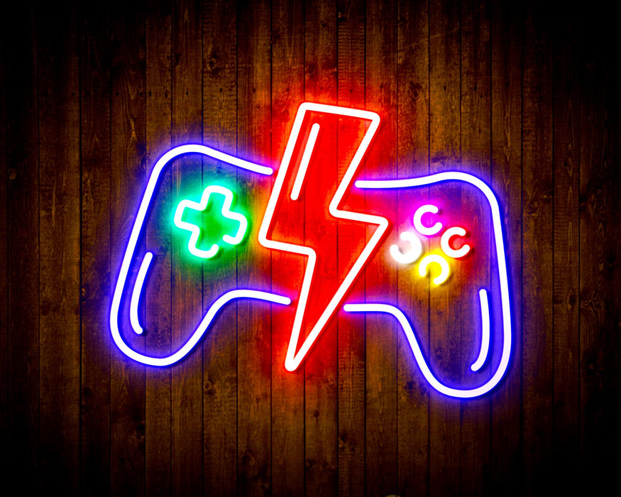 Gamer Gift Video Game Controller Flex Silicone LED Neon Sign - Way Up Gifts