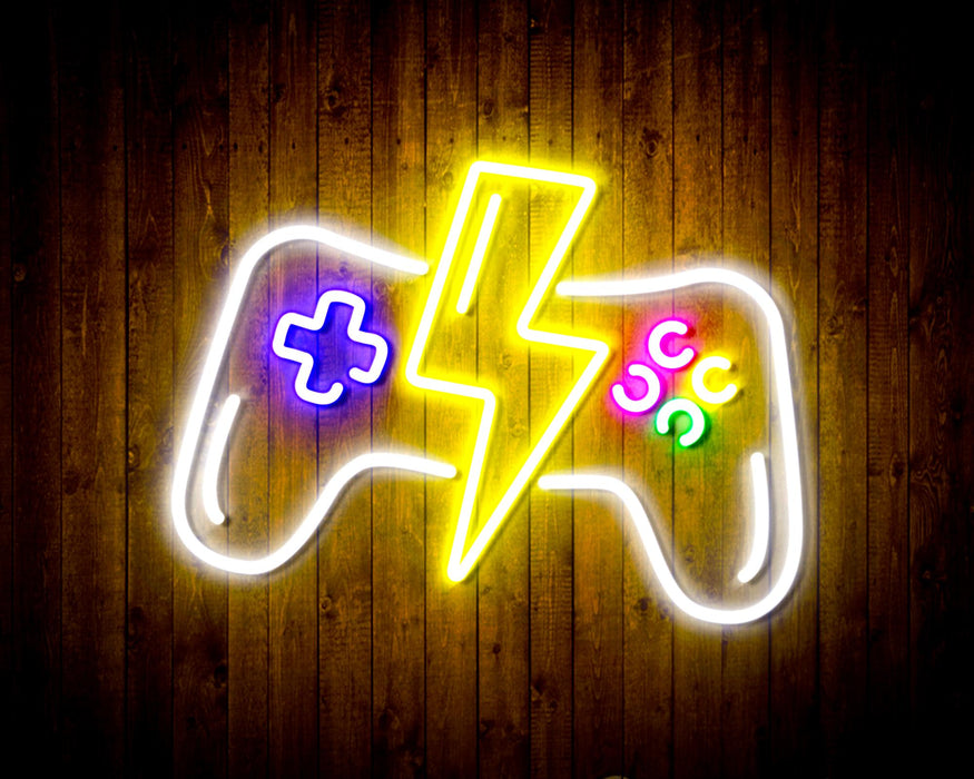 Gamer Gift Video Game Controller Flex Silicone LED Neon Sign - Way Up Gifts