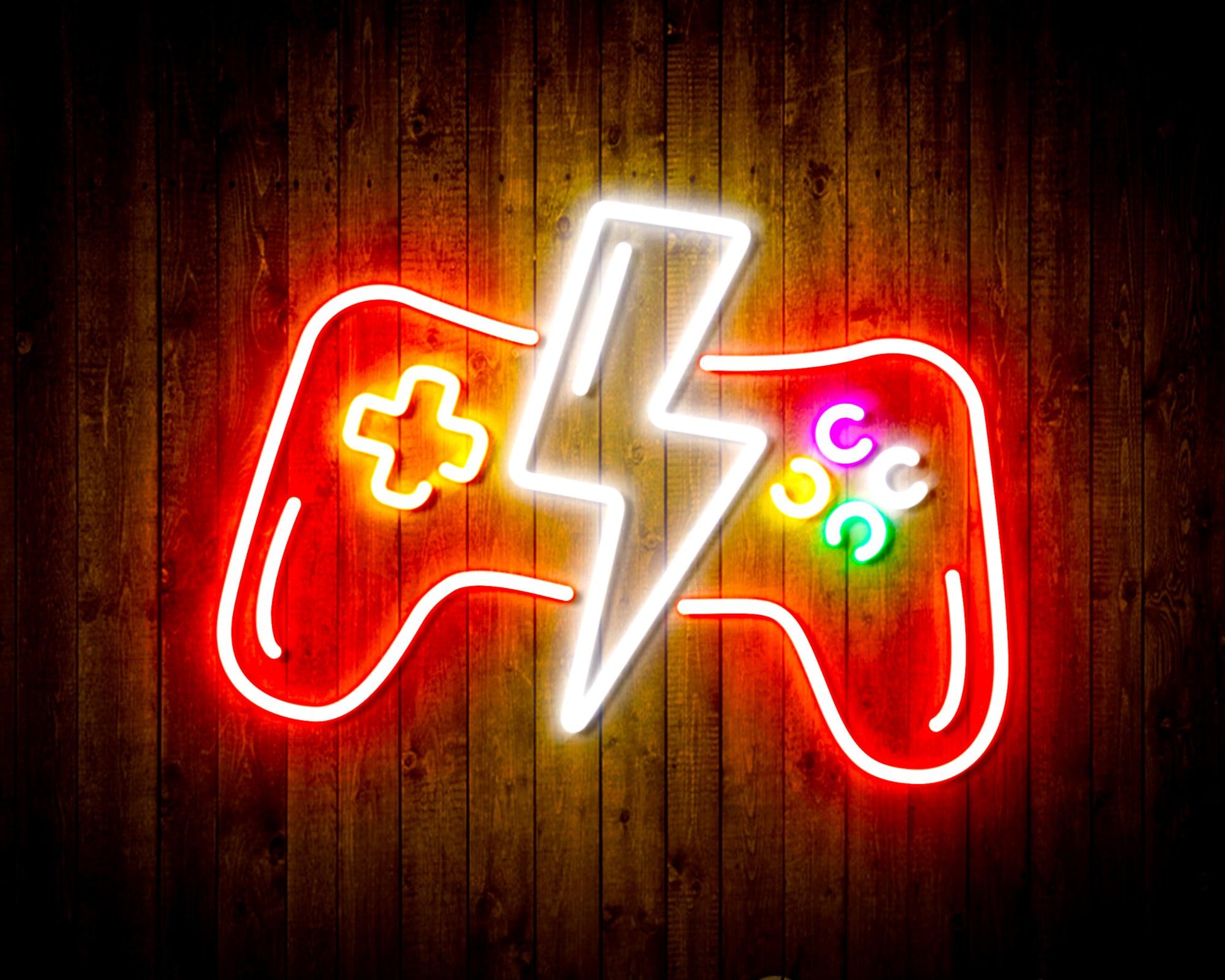 Gamer Gift Video Game Controller Flex Silicone LED Neon Sign – Way
