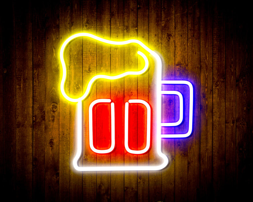 Beer Mug Flex Silicone LED Neon Sign - Way Up Gifts