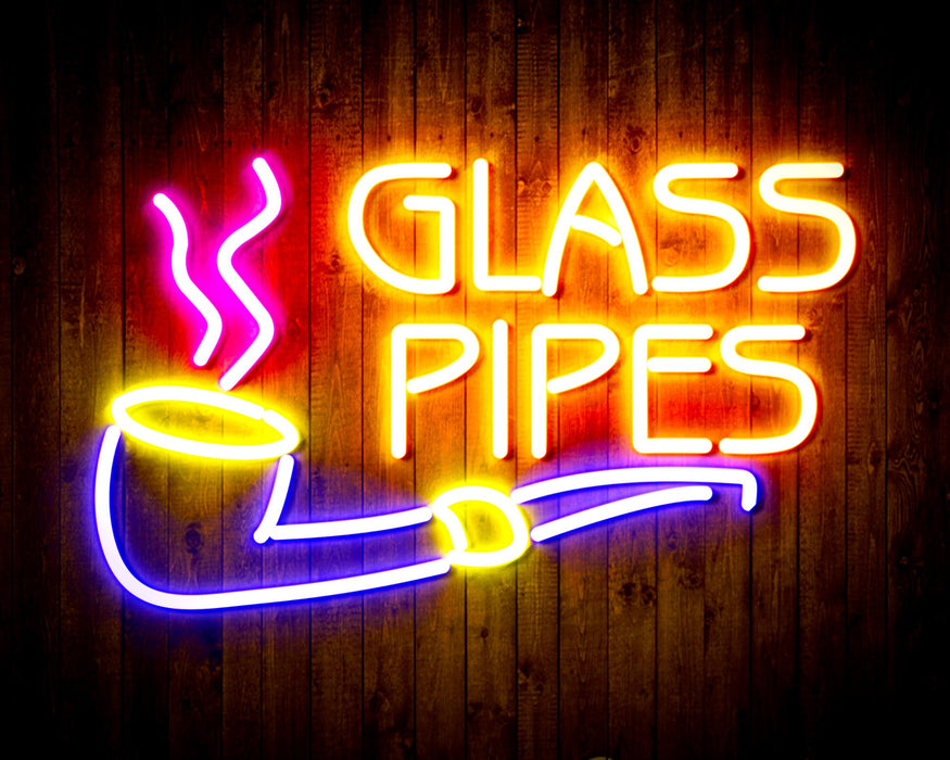 Glass Pipes Flex Silicone LED Neon Sign - Way Up Gifts