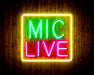 Mic Live Flex Silicone LED Neon Sign - Way Up Gifts