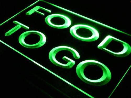 Food To Go LED Neon Light Sign - Way Up Gifts