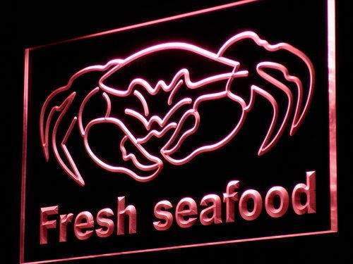 Fresh Seafood Crab LED Neon Light Sign - Way Up Gifts