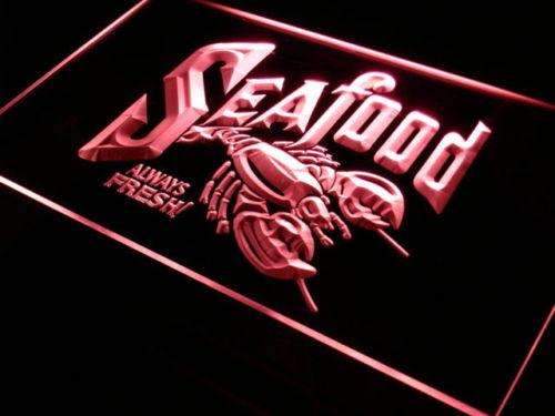 Fresh Seafood Lobster LED Neon Light Sign - Way Up Gifts