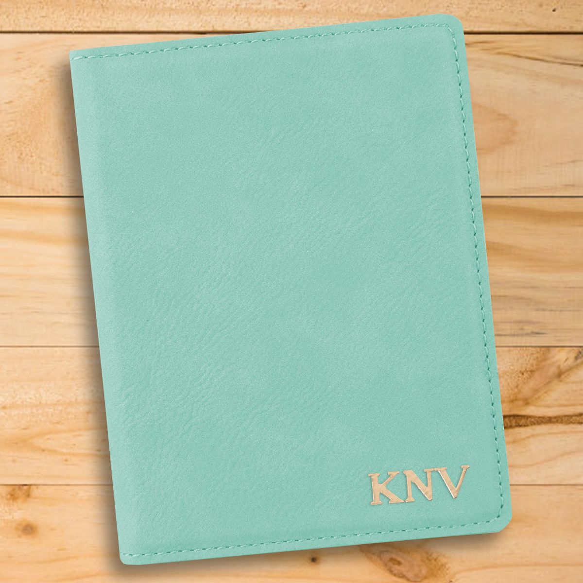 Personalized Mint Green Business Portfolio with Notepad - Way Up Gifts
