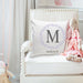 Personalized Girls Name Throw Pillow - Wreath - Way Up Gifts