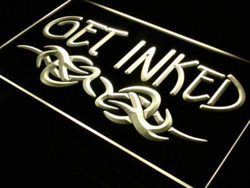 Get Inked Tattoo LED Neon Light Sign - Way Up Gifts
