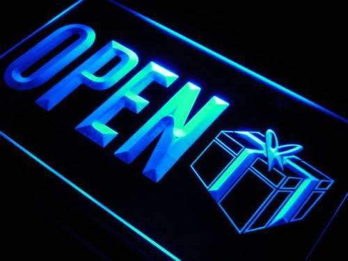Gift Shop Open LED Neon Light Sign - Way Up Gifts