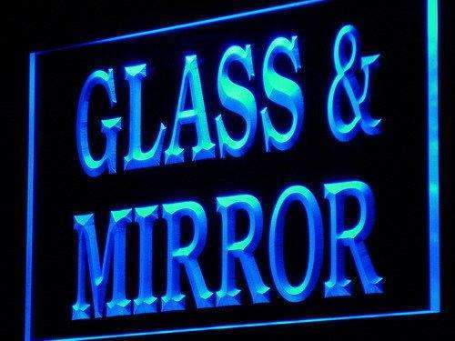 Glass and Mirror Shop LED Neon Light Sign - Way Up Gifts