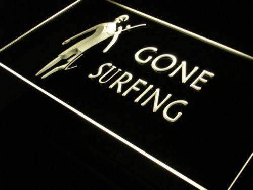 Gone Surfing LED Neon Light Sign - Way Up Gifts