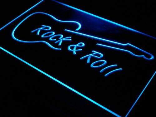 Guitar Rock and Roll LED Neon Light Sign - Way Up Gifts