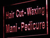 Hair Cut Waxing Manicure Pedicure LED Neon Light Sign - Way Up Gifts