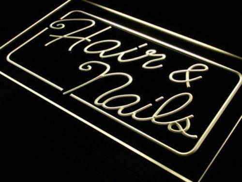 Hair Nails Beauty Salon LED Neon Light Sign - Way Up Gifts
