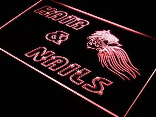 Hair Nails Salon LED Neon Light Sign - Way Up Gifts