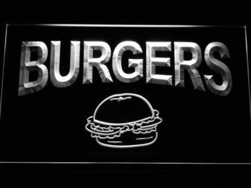 Hamburgers Burgers LED Neon Light Sign - Way Up Gifts