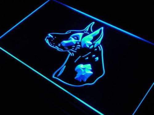 Harlequin Great Dane LED Neon Light Sign - Way Up Gifts