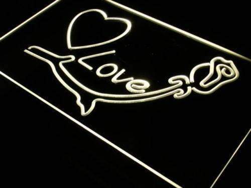 Heart Flower Love LED Neon Light Sign - Way Up Gifts