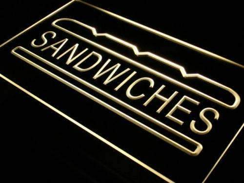 Hoagies Subs Sandwiches LED Neon Light Sign - Way Up Gifts