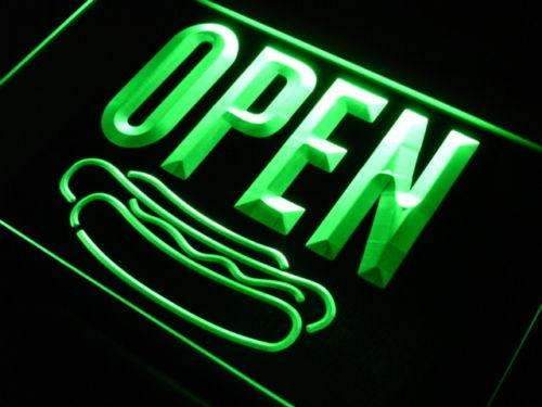 Hot Dogs Open LED Neon Light Sign - Way Up Gifts