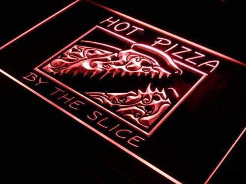 Hot Pizza by the Slice LED Neon Light Sign - Way Up Gifts