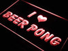 I Love Beer Pong LED Neon Light Sign - Way Up Gifts