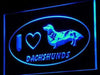 I Love Dachshunds LED Neon Light Sign - Way Up Gifts