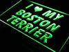 I Love My Boston Terrier LED Neon Light Sign - Way Up Gifts