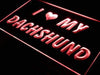 I Love My Dachshund LED Neon Light Sign - Way Up Gifts