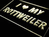 I Love My Rottweiler LED Neon Light Sign - Way Up Gifts