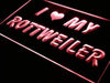 I Love My Rottweiler LED Neon Light Sign - Way Up Gifts